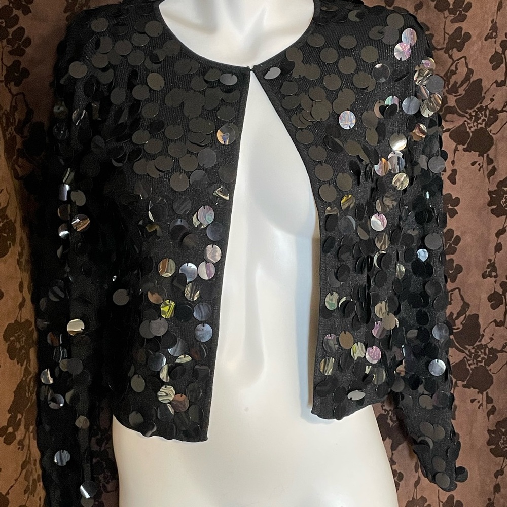 BIG Sequin Sweater Cardigan